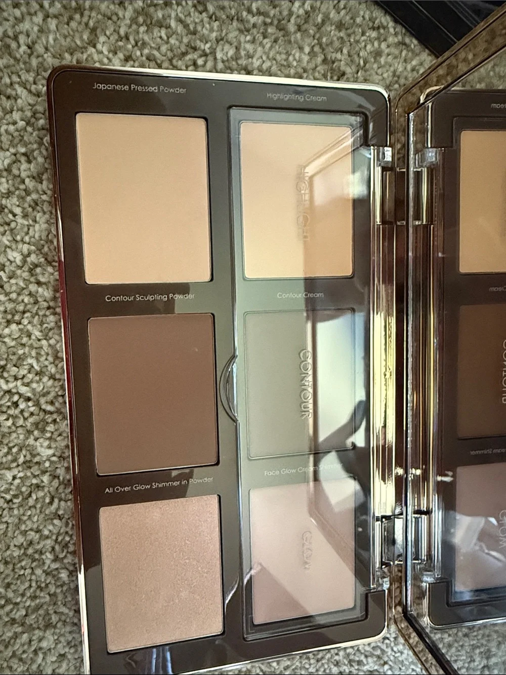 Natasha Denona Sculpt & Glow Palette - Rose Gold Compact light medium shade